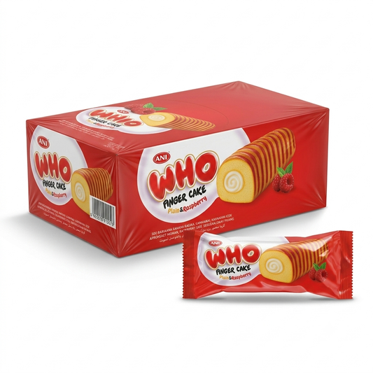 ANI Whoo Finger Cake Raspberry Türkei 24Stk. 600g