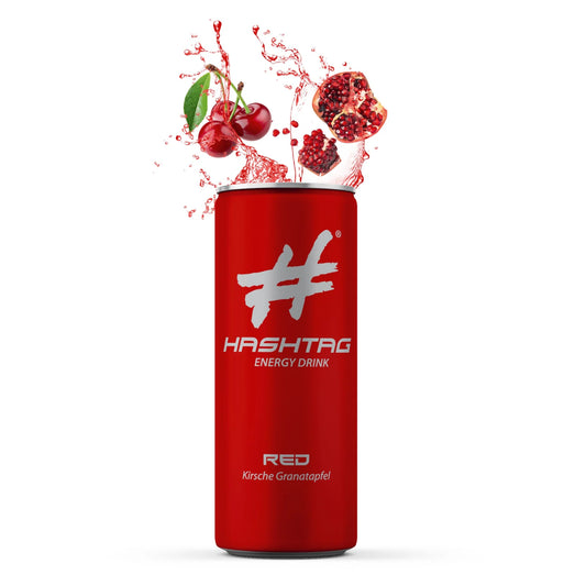 Hashtag Energy Drink Kirsche Granatapfel 250g MHD 26.04.2025
