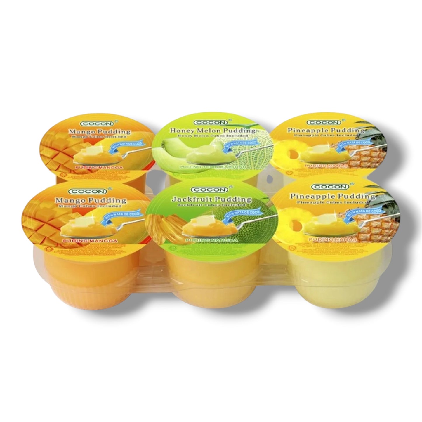 Cocon- Fruchtmix Pudding mit Nata de Coco und Fruchtstücken Malaysia 708g
