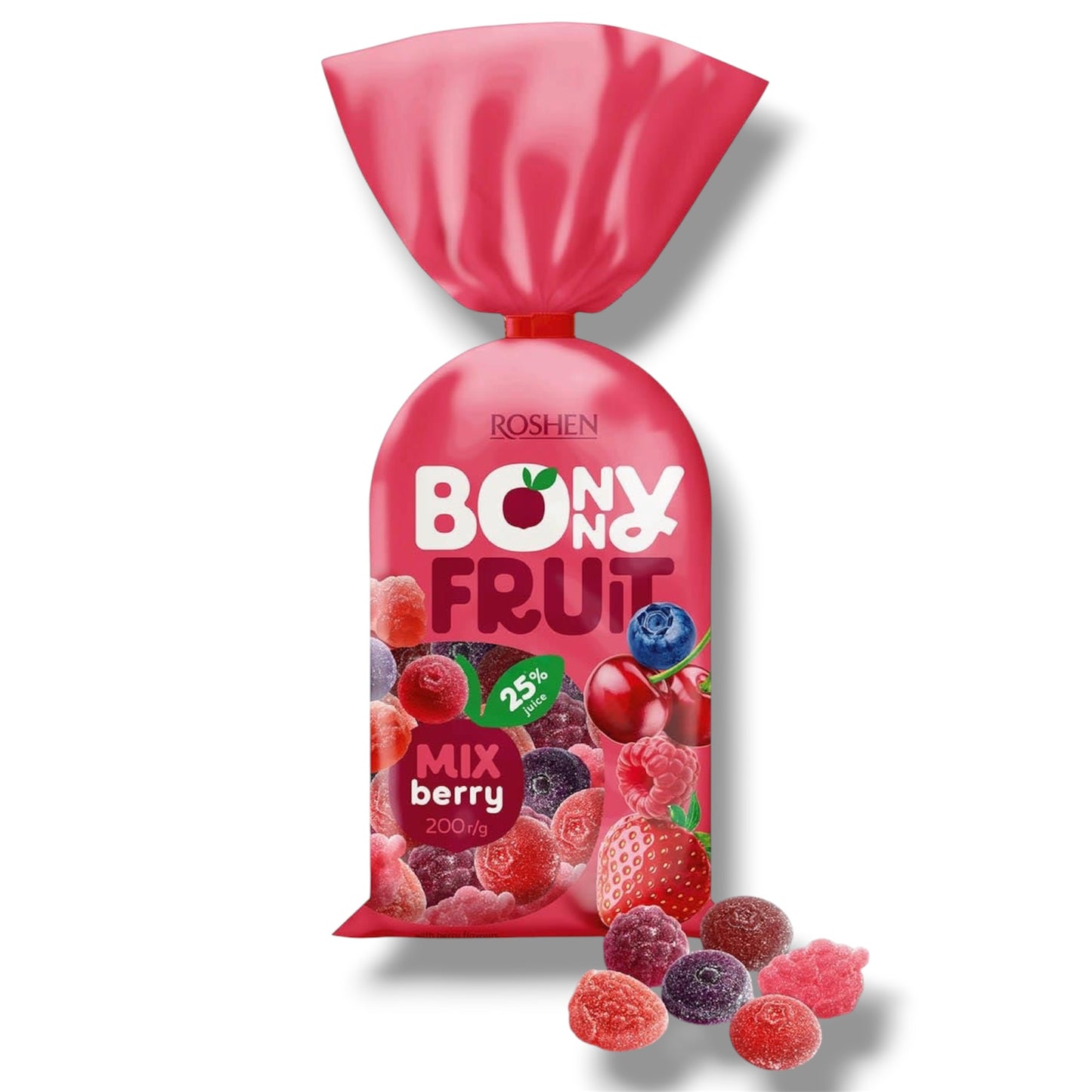 Roshen Bonny Fruit Jelly Candies Berry-Mix Ukraine 200g