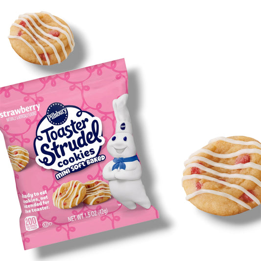 Pillsbury Strawberry Mini Soft Baked Cookies USA 42g