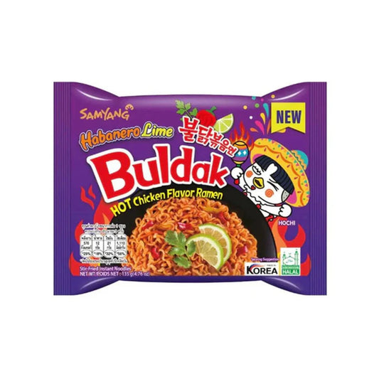 Buldak Habanero Lime 135g 🇰🇷 MHD 04/09/2025