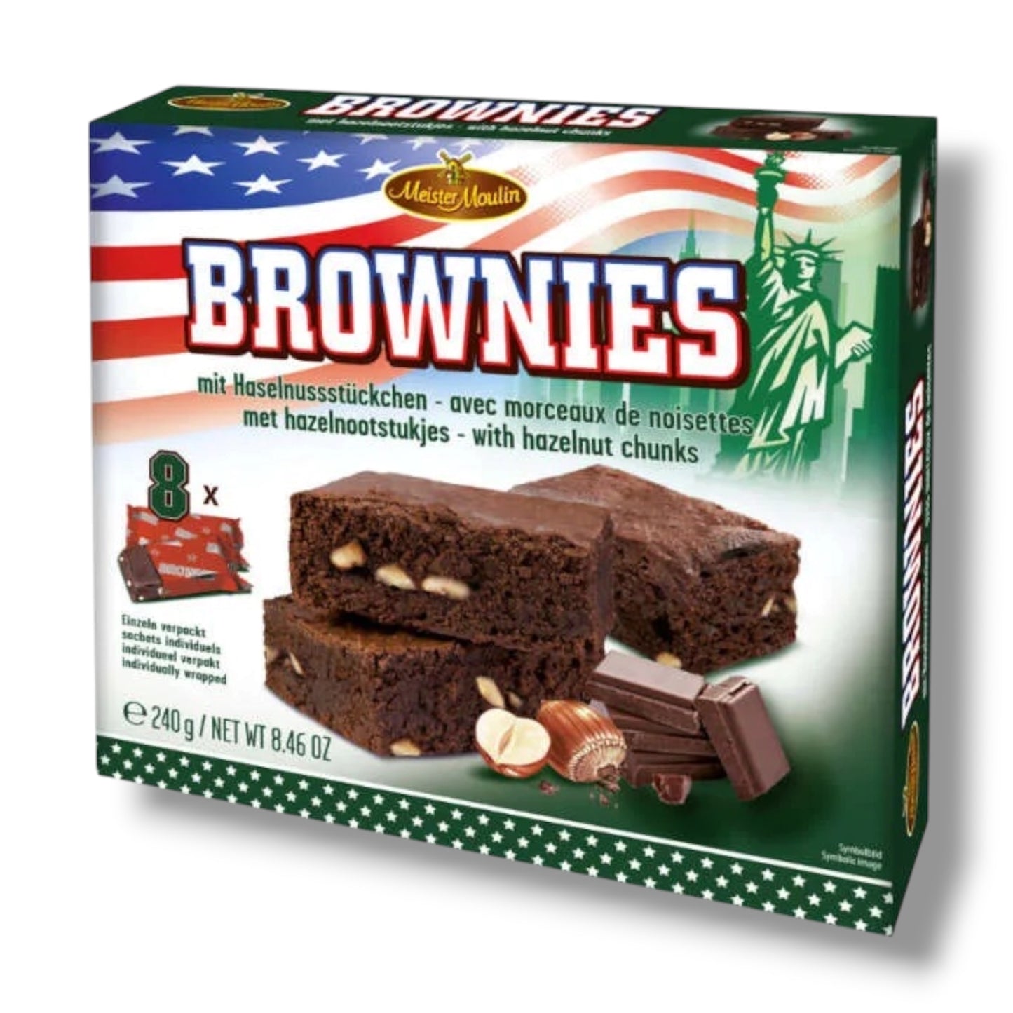 Meister Moulin Brownies Haselnuss 240g