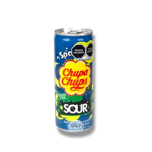 Chupa Chups Sparkling Sour Blueberry 250ml 🇪🇸