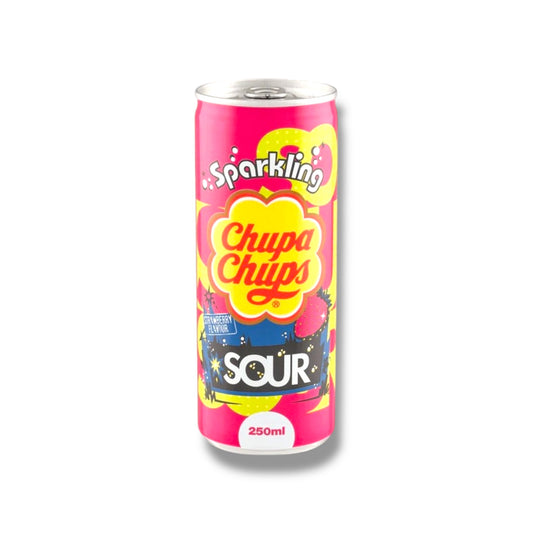 Chupa Chups Sparkling Sour Strawberry 250ml 🇪🇸
