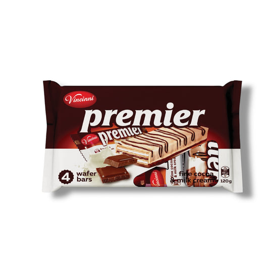 Premier Cocoa & Milk Wafer Bars 120g 🇲🇰