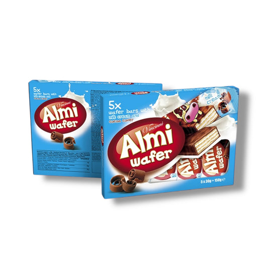 Almi Milk Cream Wafer Bars 120g 🇲🇰