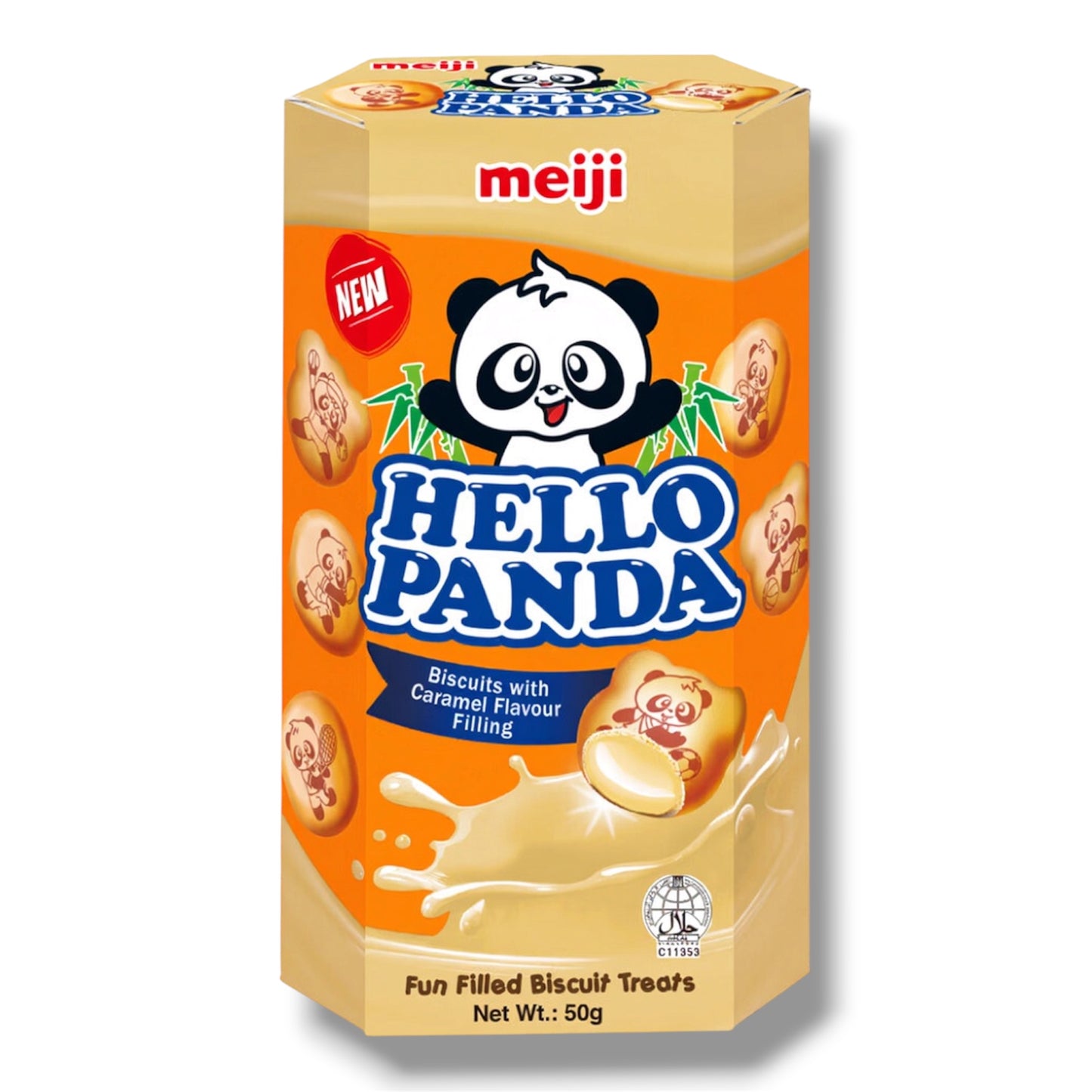 Meiji Hello Panda Caramel Cookies 50g