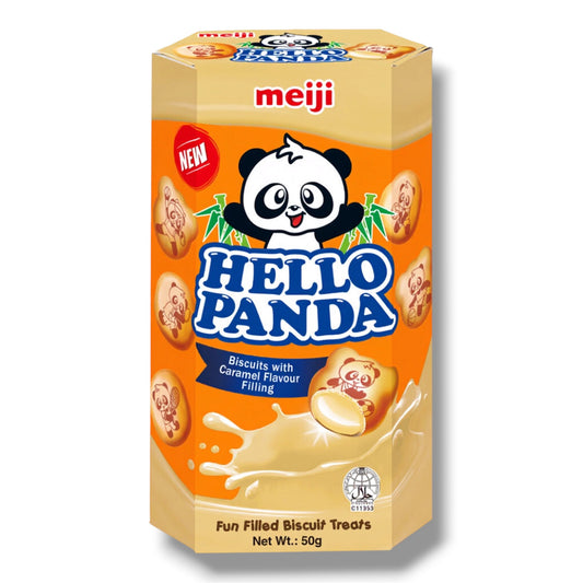 Meiji Hello Panda Caramel Cookies 50g