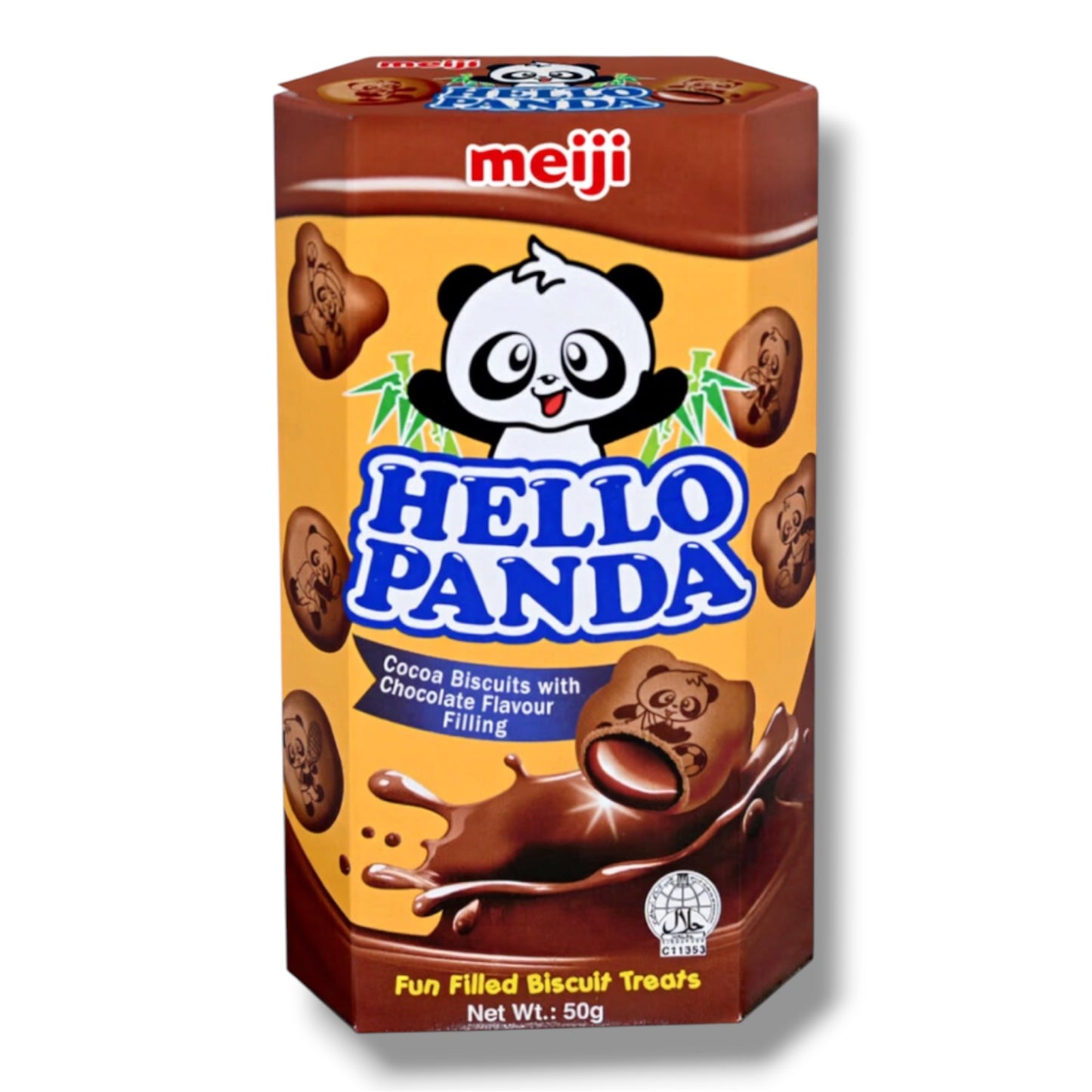Meiji Hello Panda Cocoa Chocolate Cookies 50g