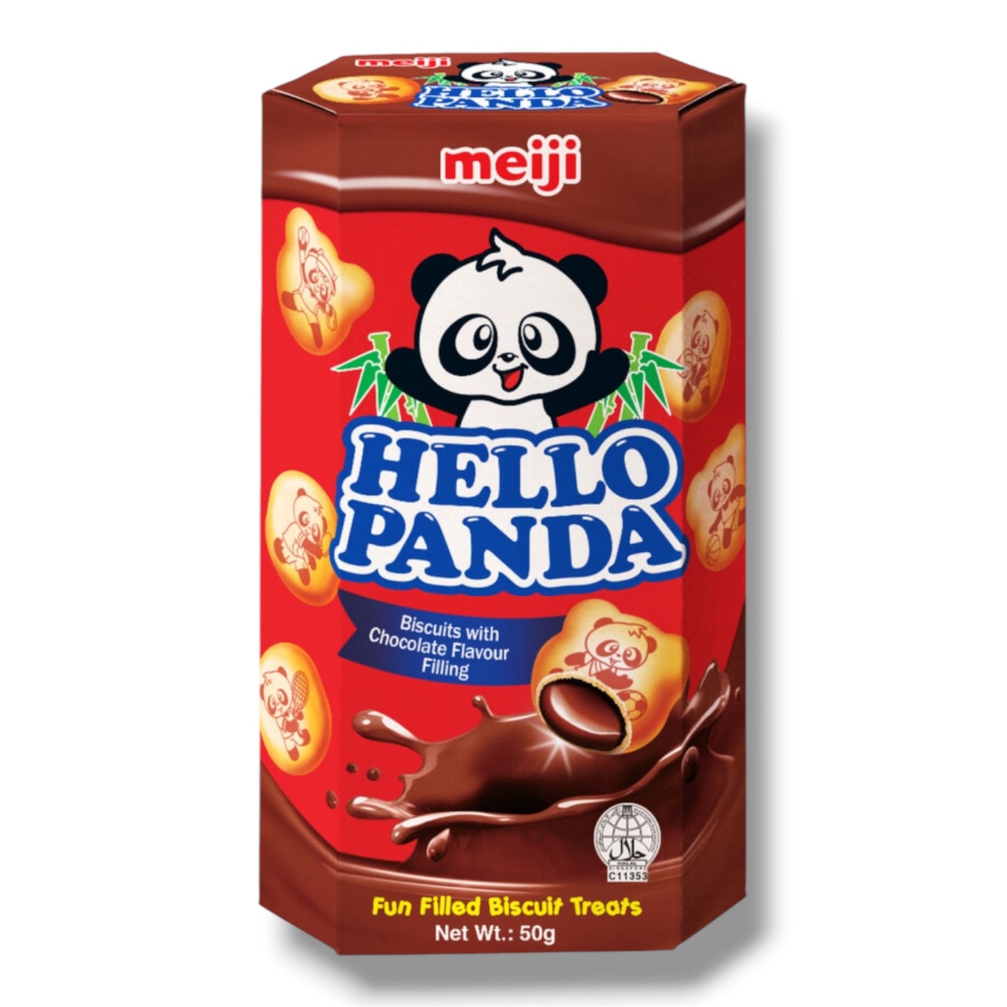 Meiji Hello Panda Chocolate Cookies 50g