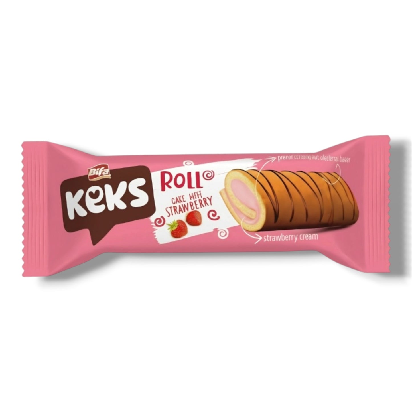 Bifa Keks Strawberry Roll Cake Türkei 50g