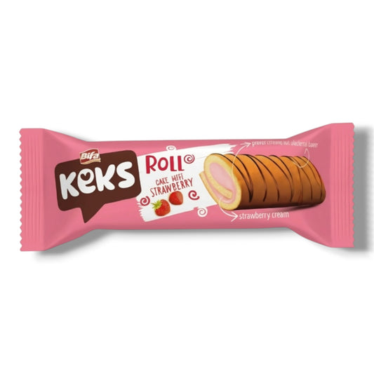 Bifa Keks Strawberry Roll Cake Türkei 50g