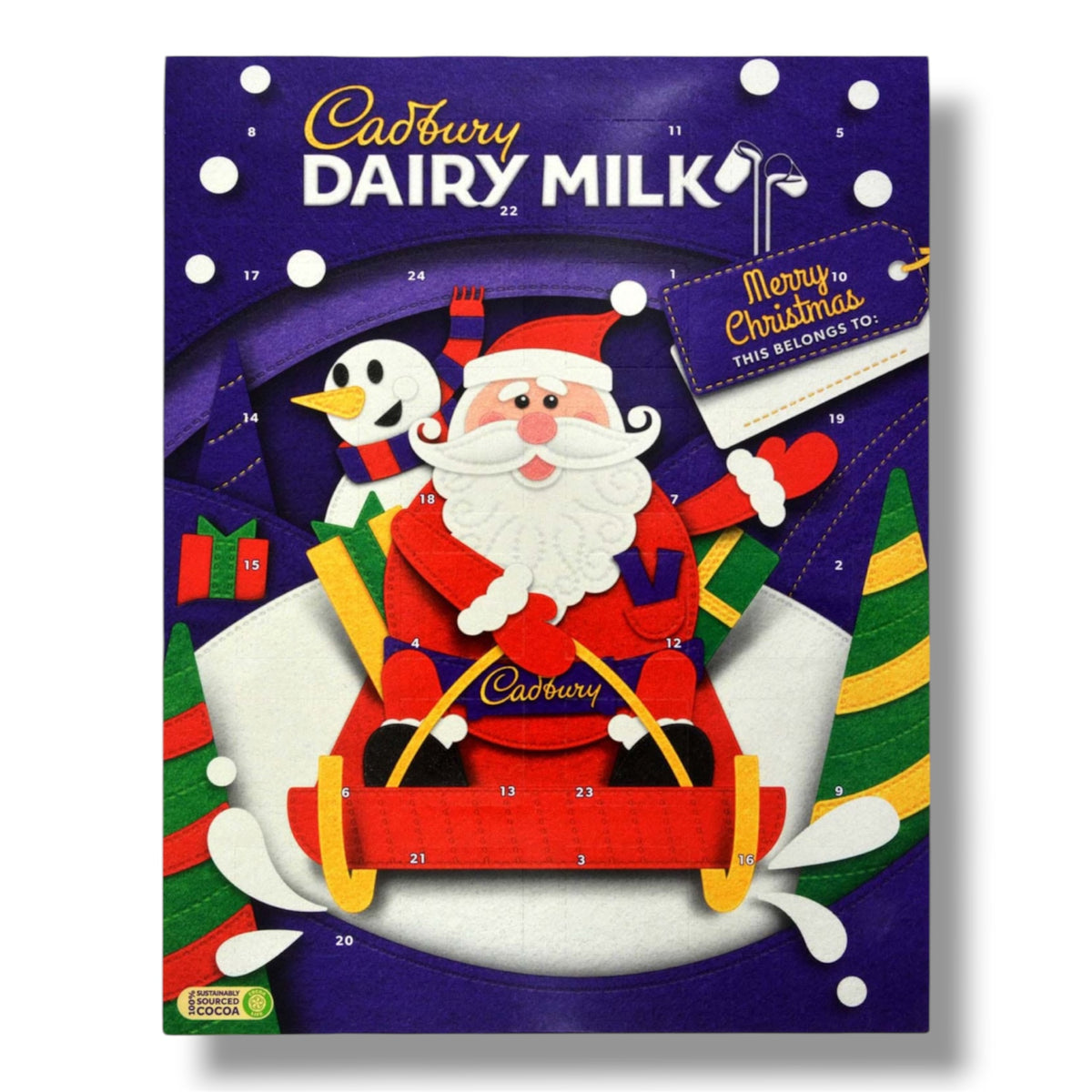 Cadbury Dairy Milk Adventskalender 90g (Vorbesteller)