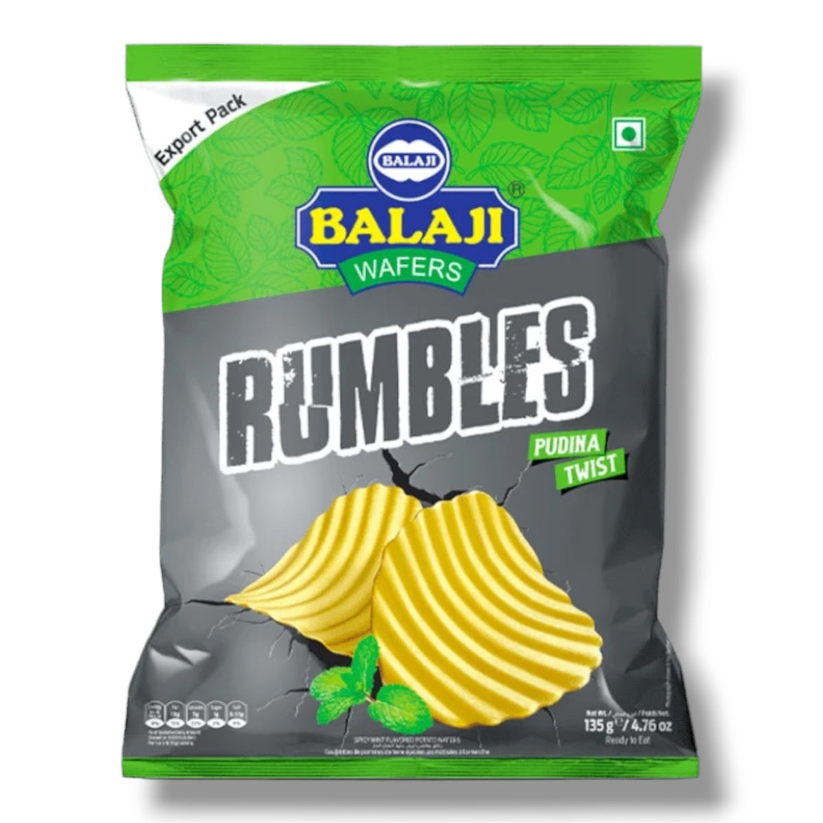 Balaji Rumbles Pudina Twist Chips 135g