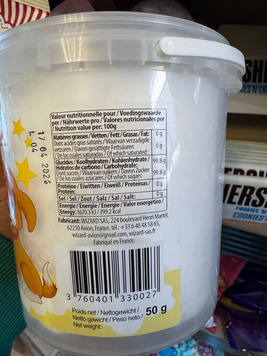 Boomza! Barbe à Papa Vanilla Cotton Candy 50g 🇫🇷