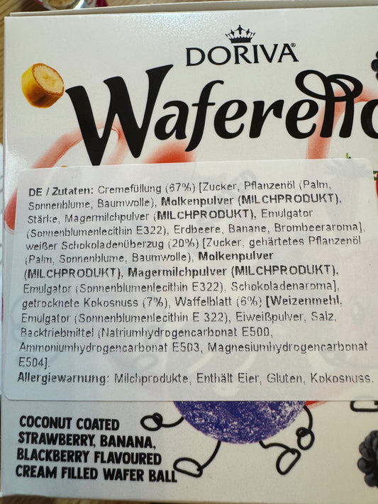 Doriva Waferello Snow Candy Balls 150g 🇹🇷