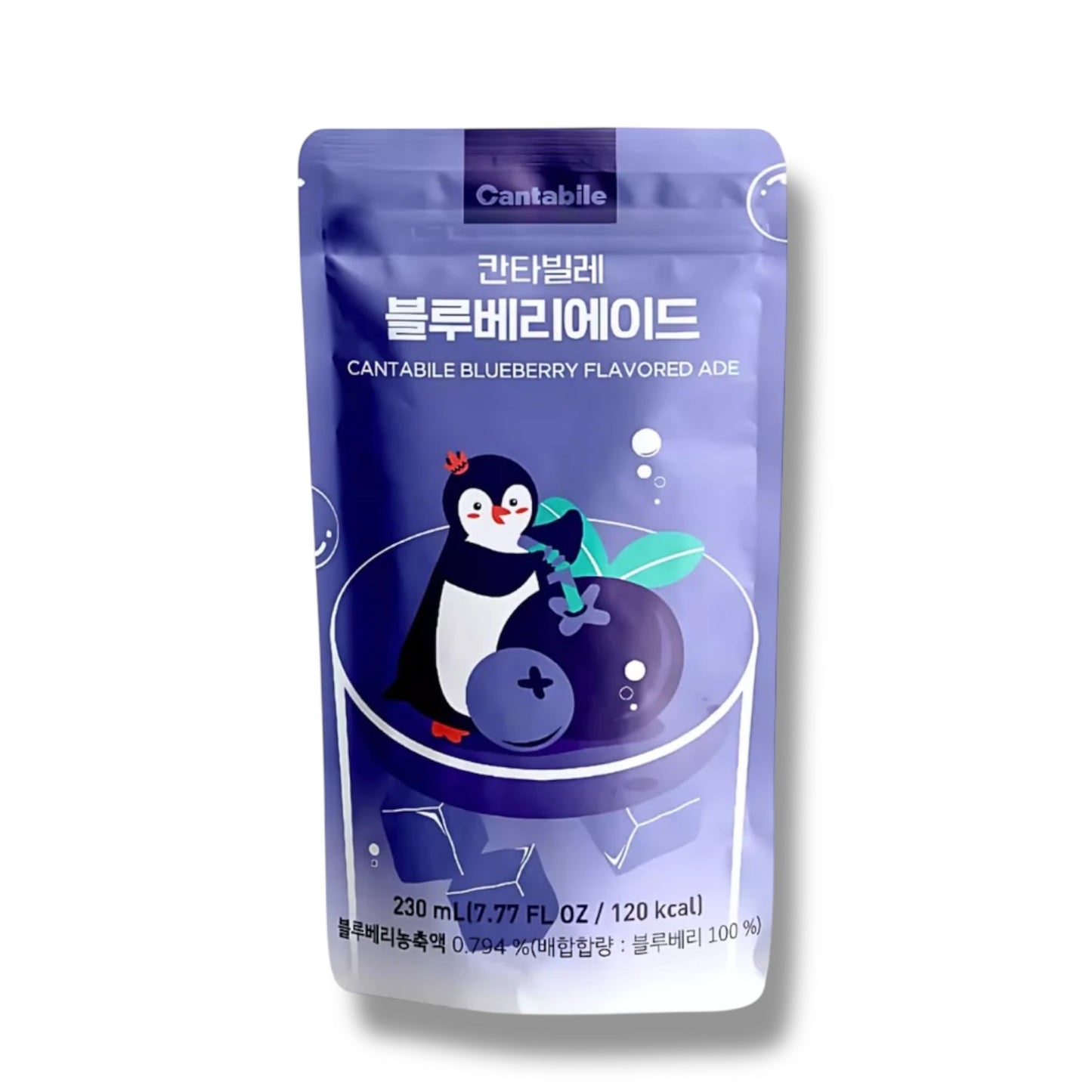 CANTABILE Blueberry Flavored Ade 230ml 🇰🇵