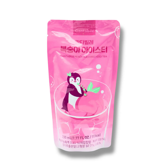 CANTABILE Peach Flavored Ade 230ml 🇰🇵