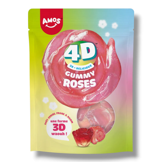 Amos 4D Gummy Roses China 120g