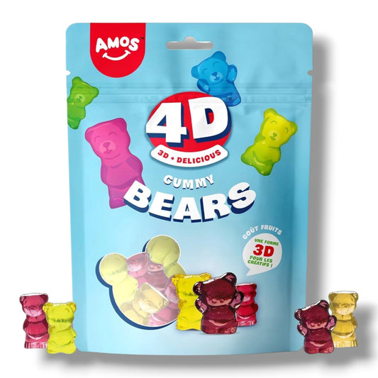 Amos 4D Gummy Bears China 120g