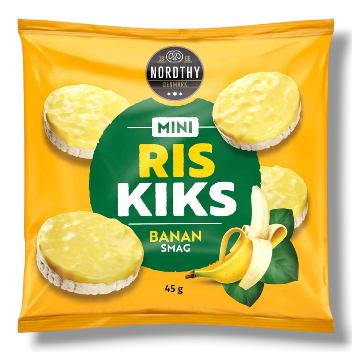 Nordthy Mini Reiswaffeln Banane 45g