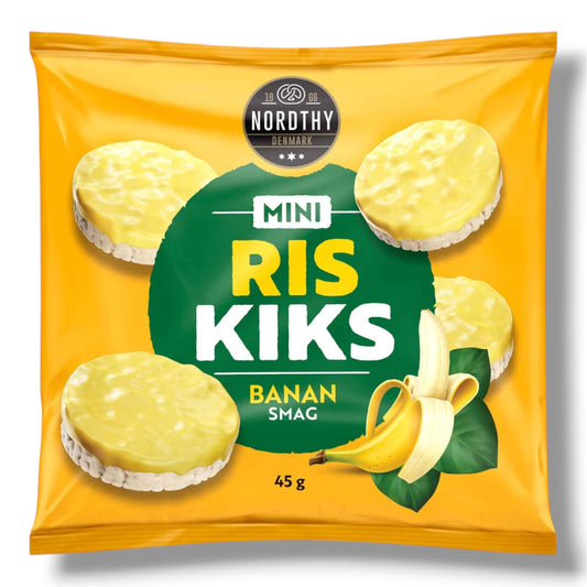 Nordthy Mini Reiswaffeln Banane 45g