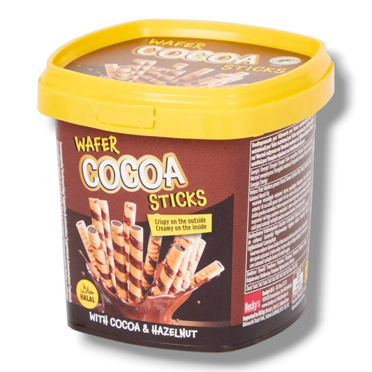 Wafer Cocoa & Hazelnut Sticks 200g
