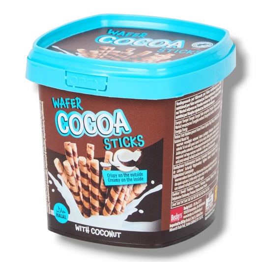 Wafer Cocoa & Coconut Sticks 200g