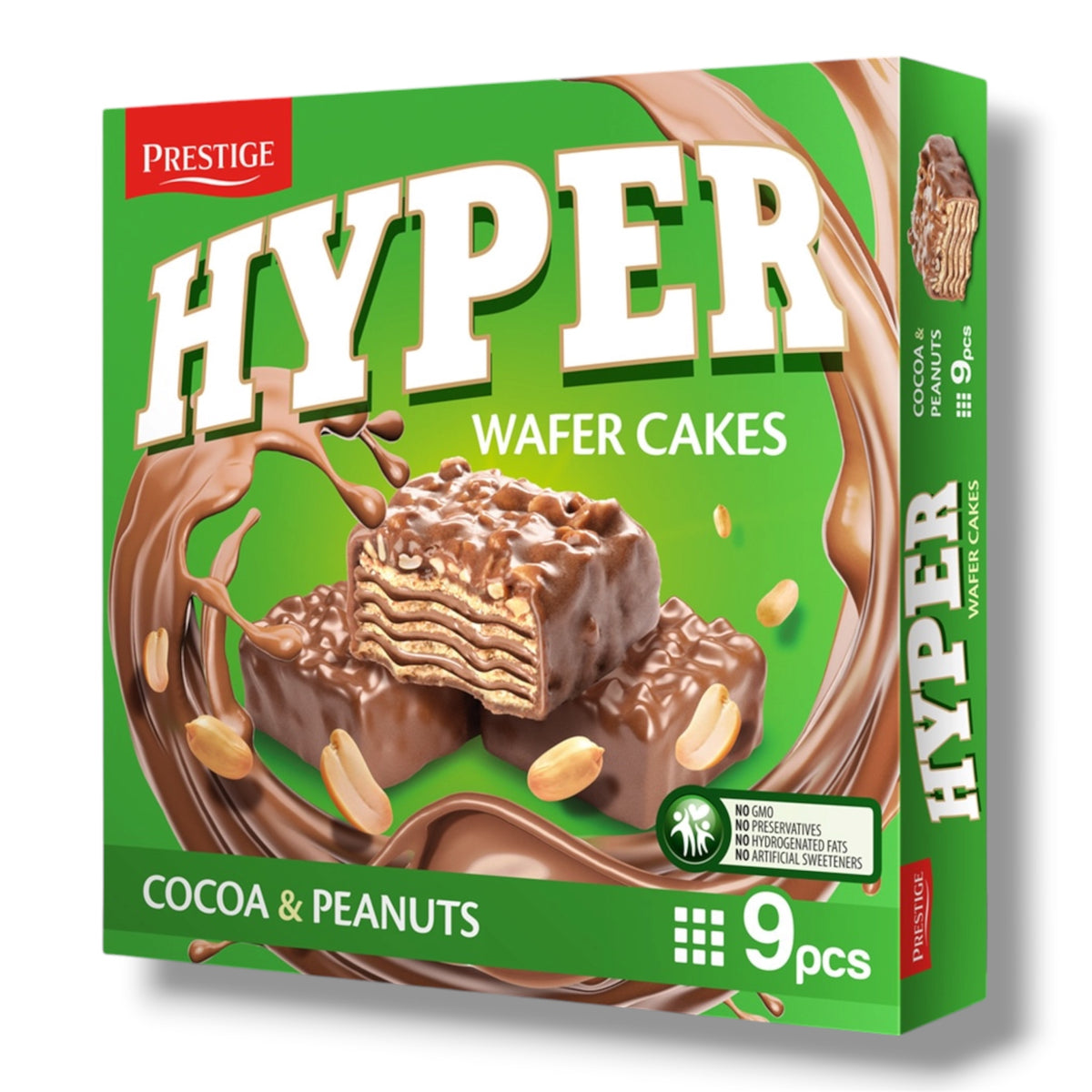 Prestige Hyper Wafer Cakes Cocoa & Peanuts Bulgarien 167g