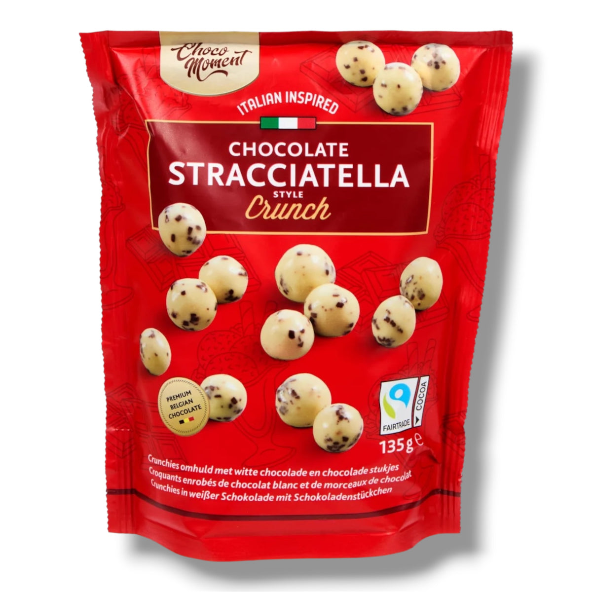 Choco Moment Stracciatella Crunch Knusperkugeln 135g
