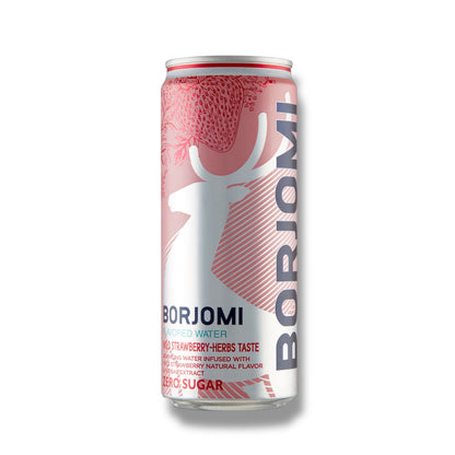 BORJOMI Wild Strawberry -Herbs Drink 330ml 🇷🇺