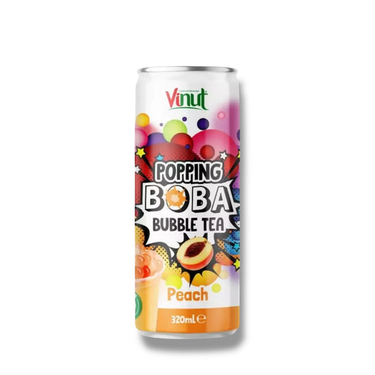 Popping Boba Bubble Tea Peach 320ml 🇻🇳