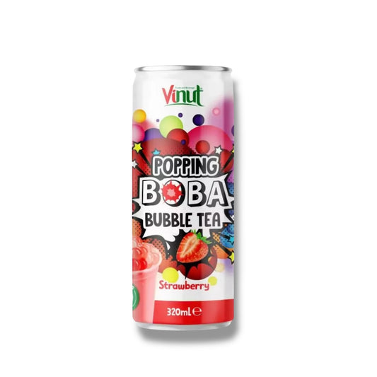 Popping Boba Bubble Tea Strawberry 320ml 🇻🇳
