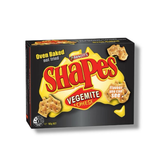 Shapes Vegemite & Cheese 165g 🇦🇺 MHD 16/09/2025