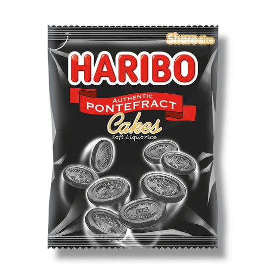 Haribo Liquorice Pontefract Cakes 160g 🇬🇧