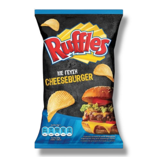 Ruffles Cheeseburger Chips 120g 🇬🇷 MHD 06/11/2025