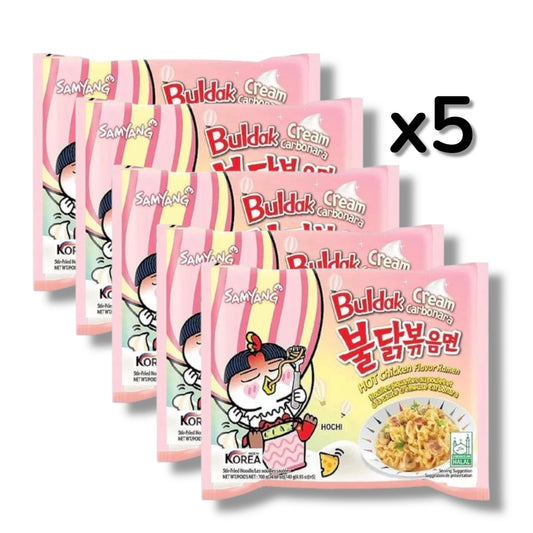 Buldak Cream Carbonara 5 x 140g 🇰🇷