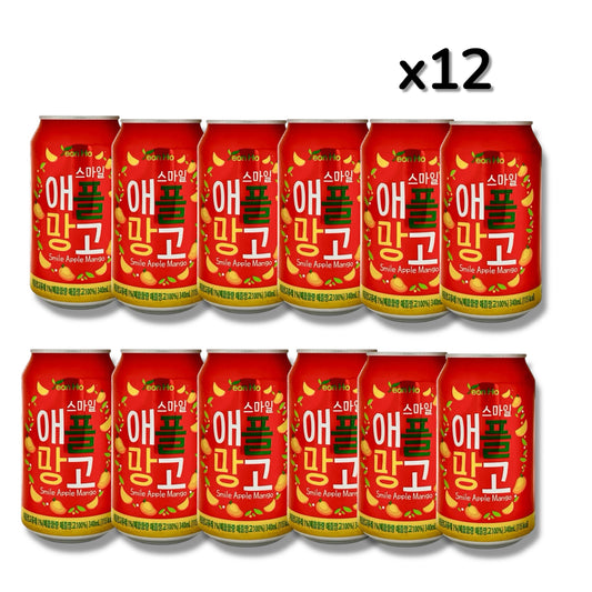 Yeonho Smile Apple Mango 12 x 340ml 🇰🇵 (inkl. Pfand)