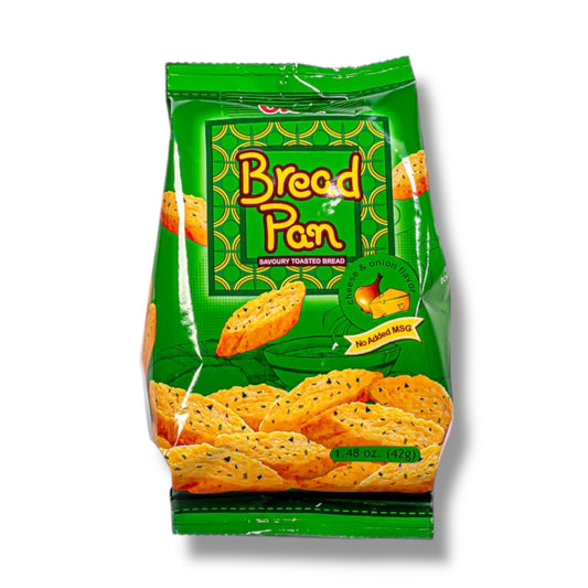 Oishi Toasted Bread Pan Cheese & Onion Flavor 42g 🇵🇭