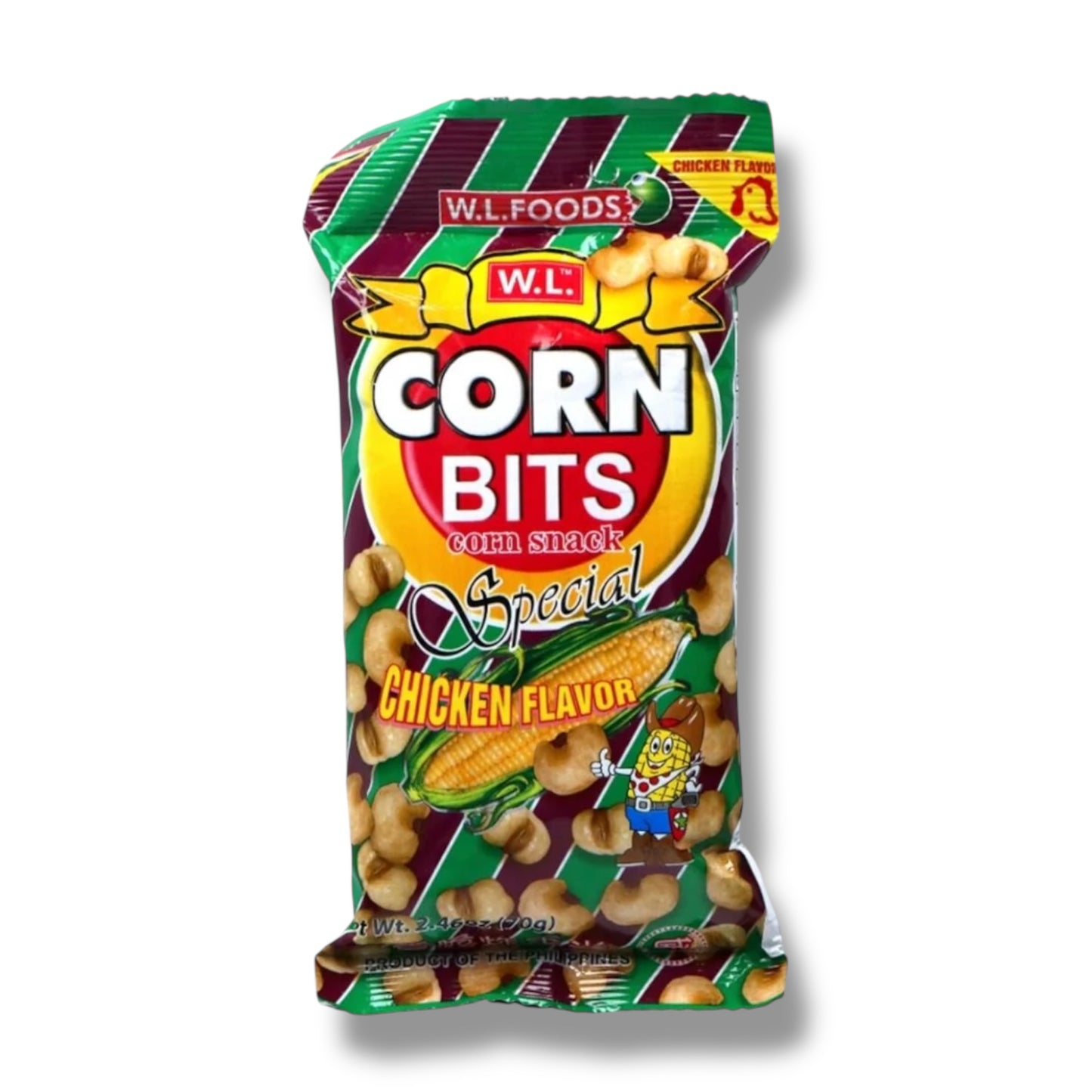 Gerösteter Mais Corn bits Chicken Flavor 70g 🇵🇭