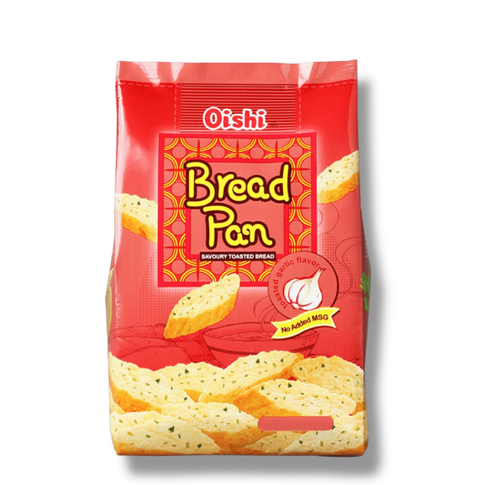 Oishi Toasted Bread Pan Garlic Flavor 42g 🇵🇭