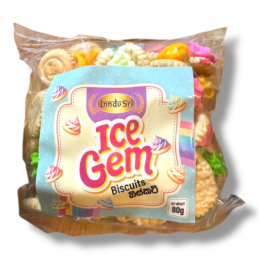 Inndu Sri Ice Gem Biscuits 80g 🇱🇰