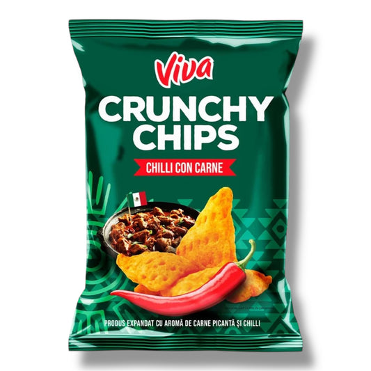 Viva Crunchy Chips Chilli Con Carne 100g 🇷🇴