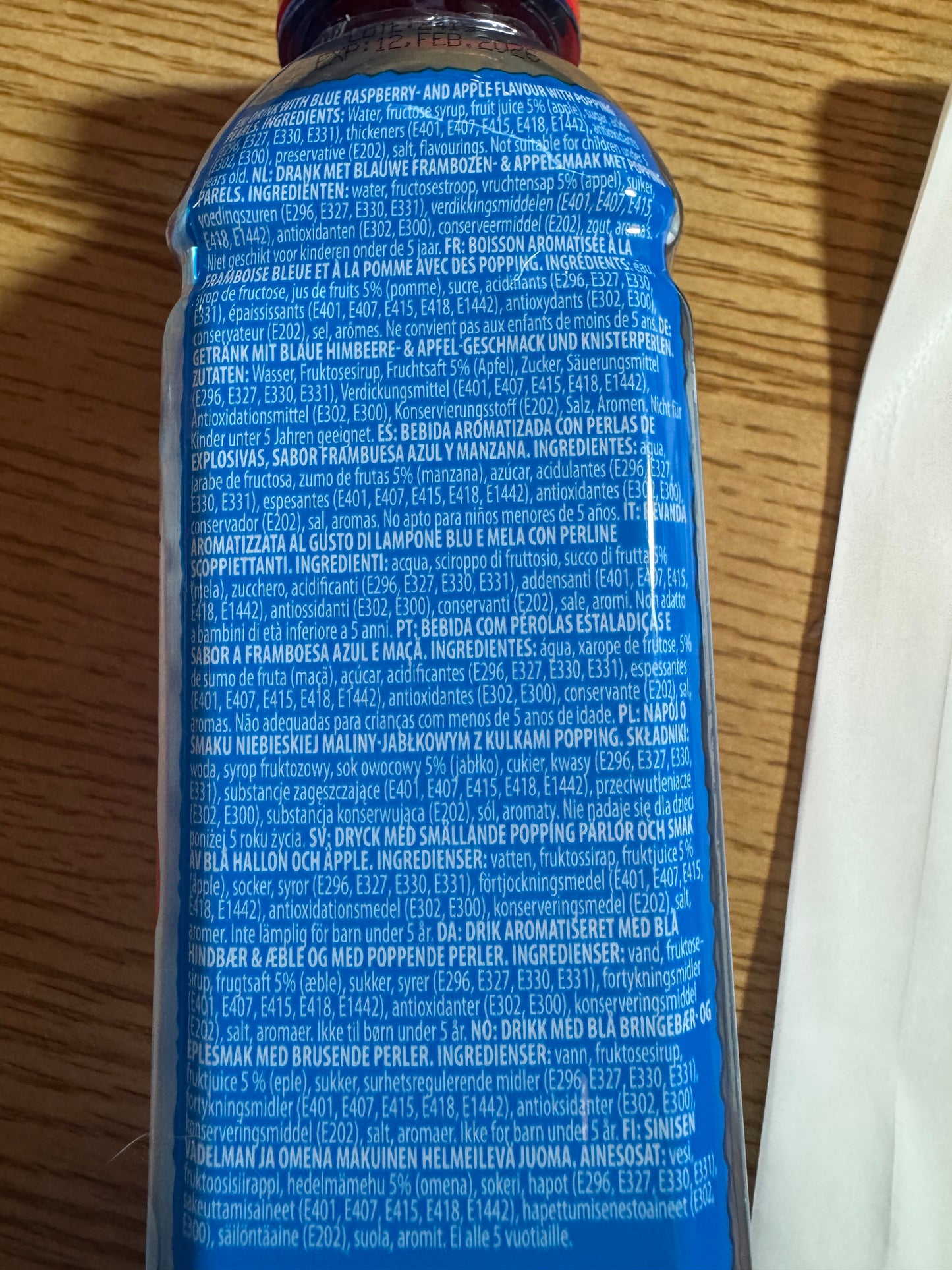 Mana Sol Popping Boba Drink Blue Raspberry 500ml 🇪🇸