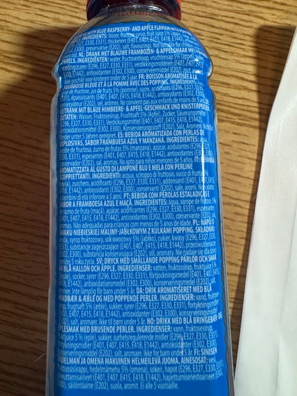 Mana Sol Popping Boba Drink Blue Raspberry 500ml 🇪🇸