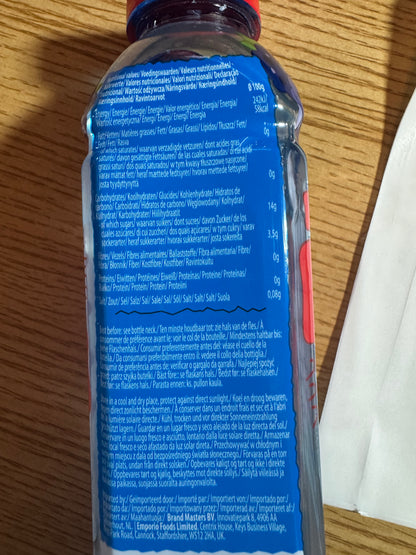 Mana Sol Popping Boba Drink Blue Raspberry 500ml 🇪🇸