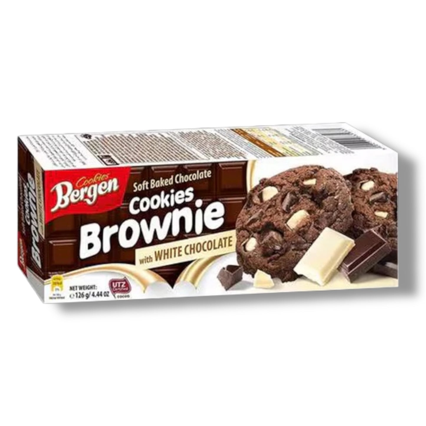Bergen Brownie Cookies White Chocolate 126g 🇵🇱
