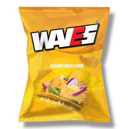 Waves Seasoned Cheese Flavor 90g 🇪🇬