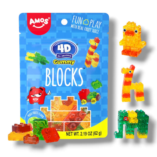 Amos 4D Gummy Blocks 72g 🇨🇳